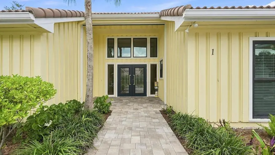 Double Door Entry at 1 WYCLIFF Road, Palm Beach Gardens