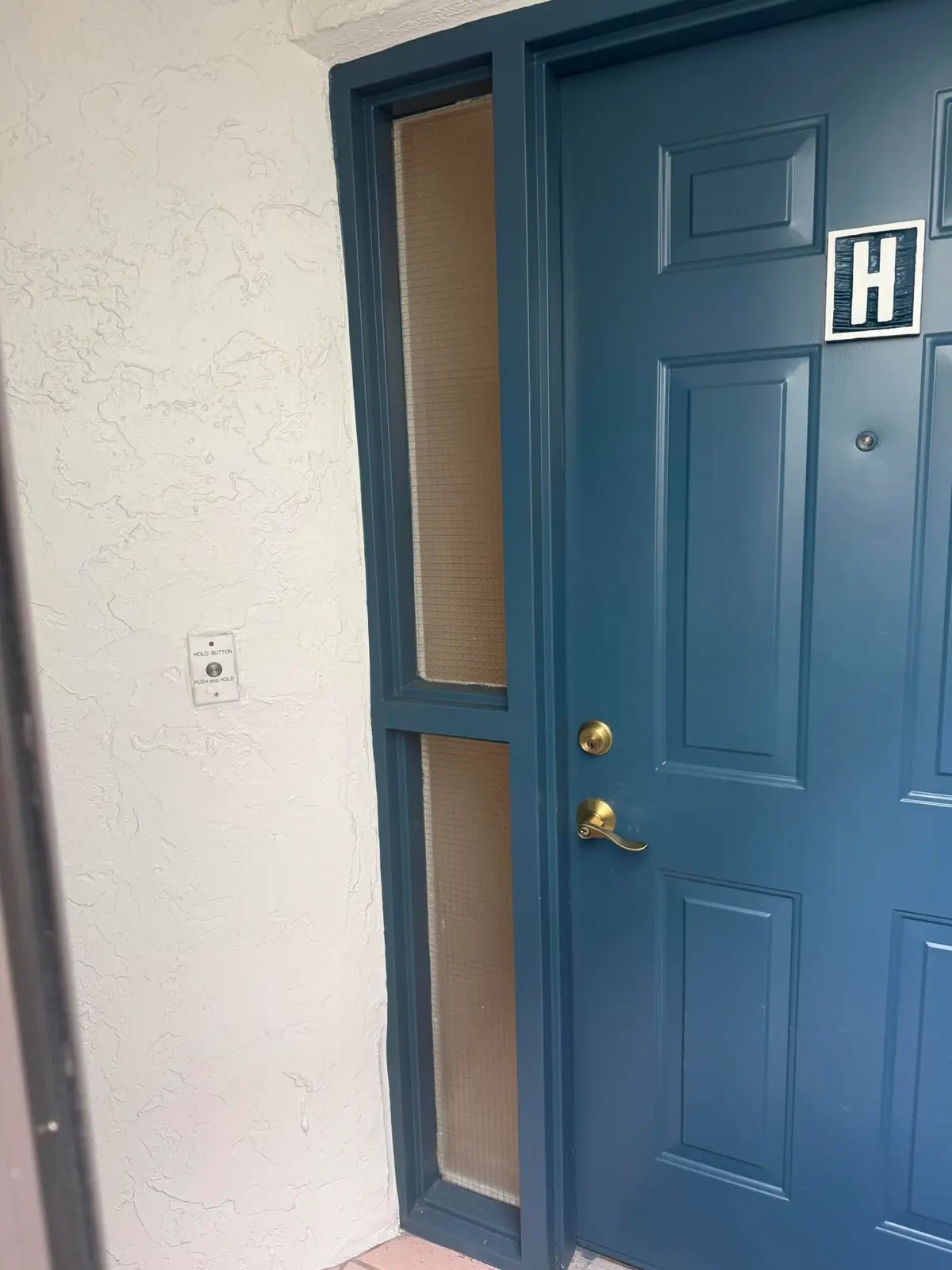 front door at 5136 FLORIA Drive H, Boynton Beach