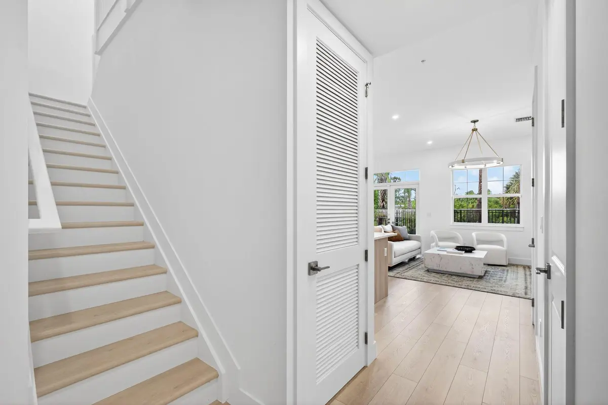 Foyer to Upstairs at 130 Water Pointe Place 10, Jupiter