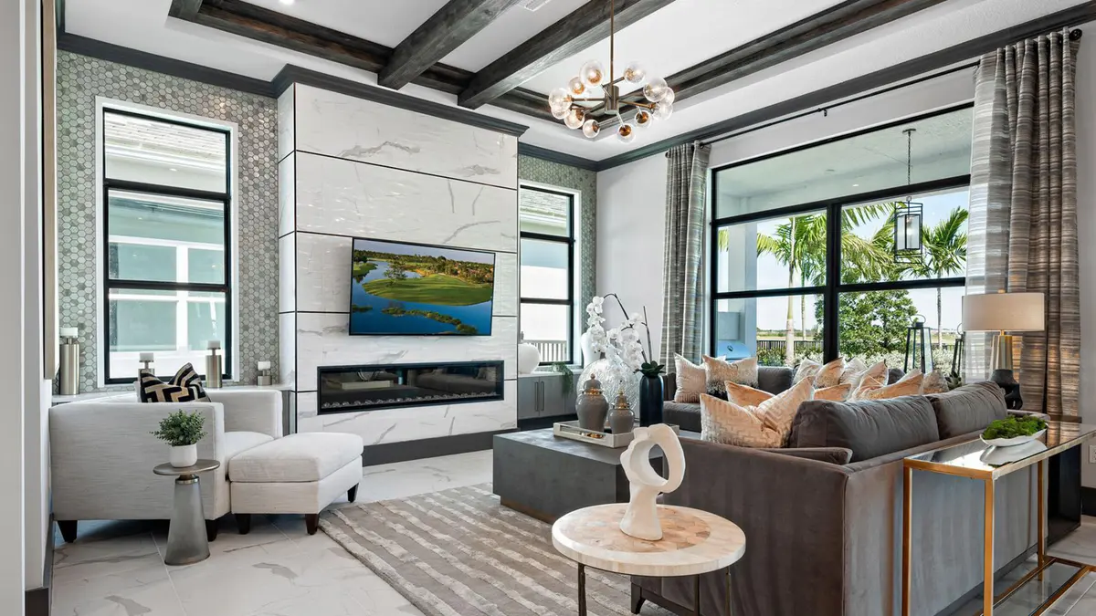 ac-priscillamodel-greatroom at 14176 SW Shinnecock Drive, Port St. Lucie