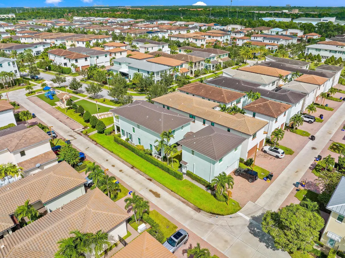 aerial side of the house at 4029 FARADAY Way, Palm Beach Gardens