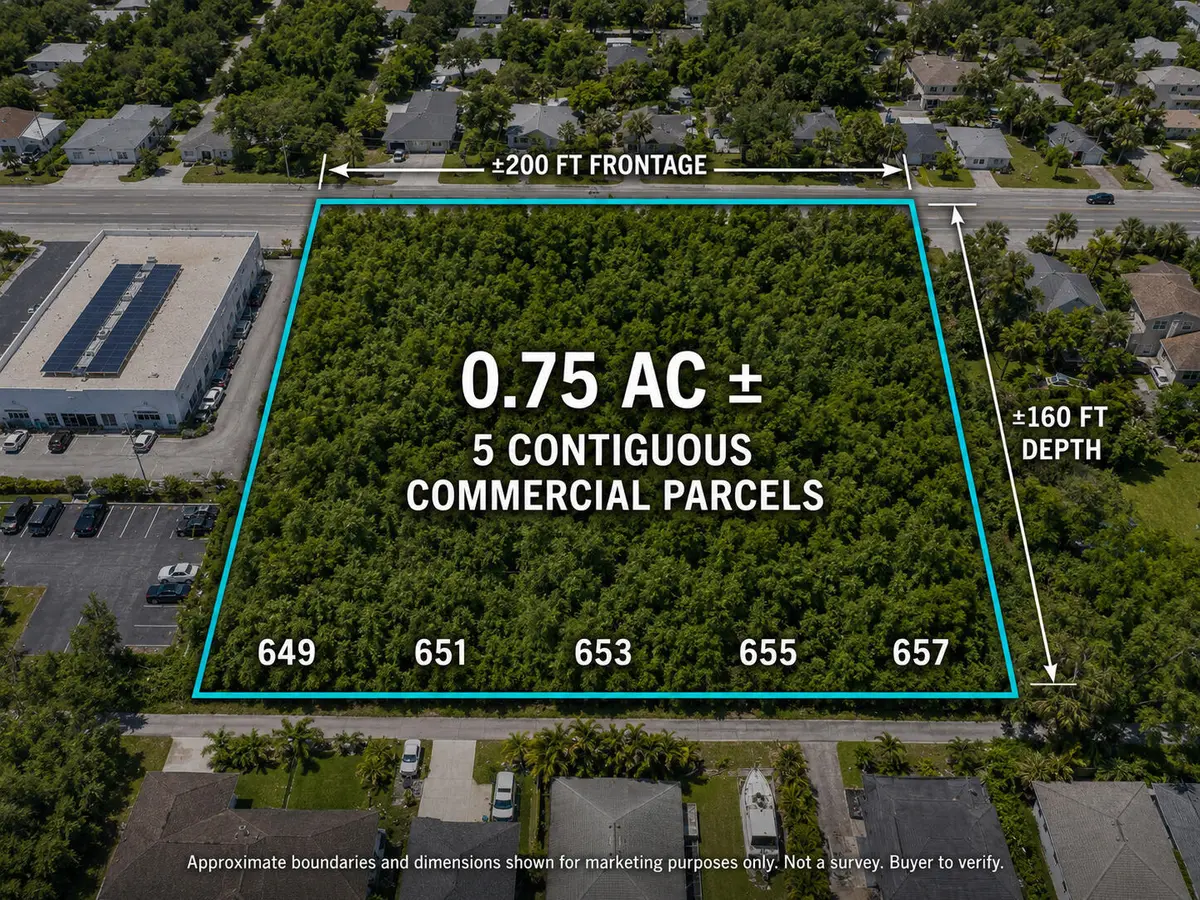 MLS_01_APPROVED_Assemblage_Aerial at 649 SEBASTIAN Boulevard, Sebastian