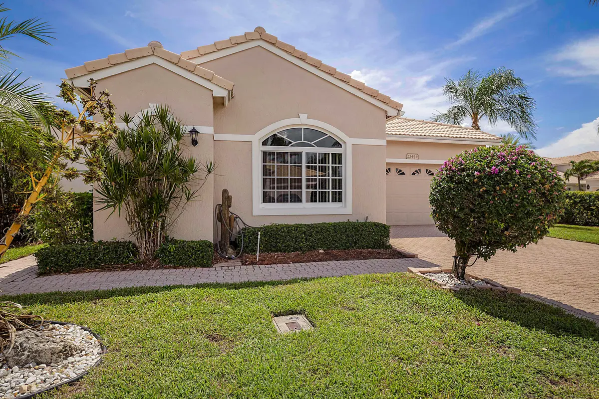 Exterior Front at 23444 Alzira Circle, Boca Raton