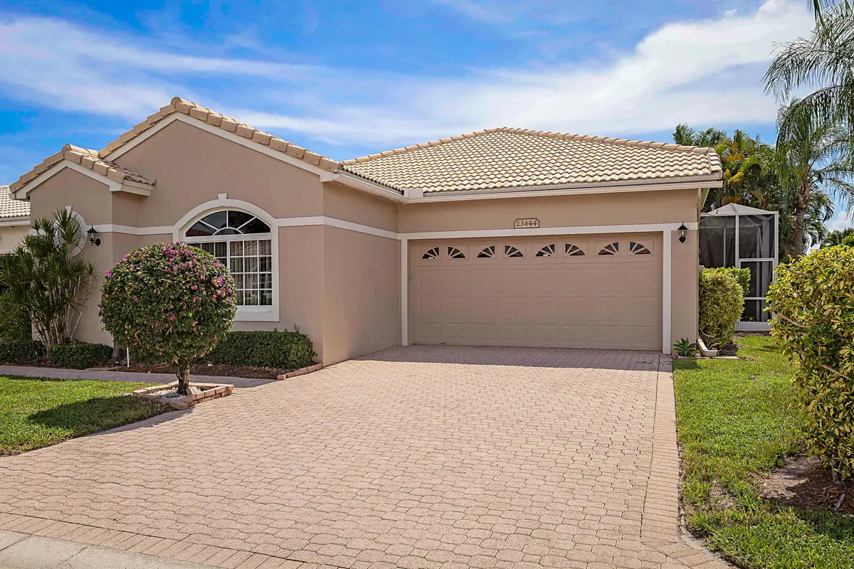 Pavered Driveway at 23444 Alzira Circle, Boca Raton