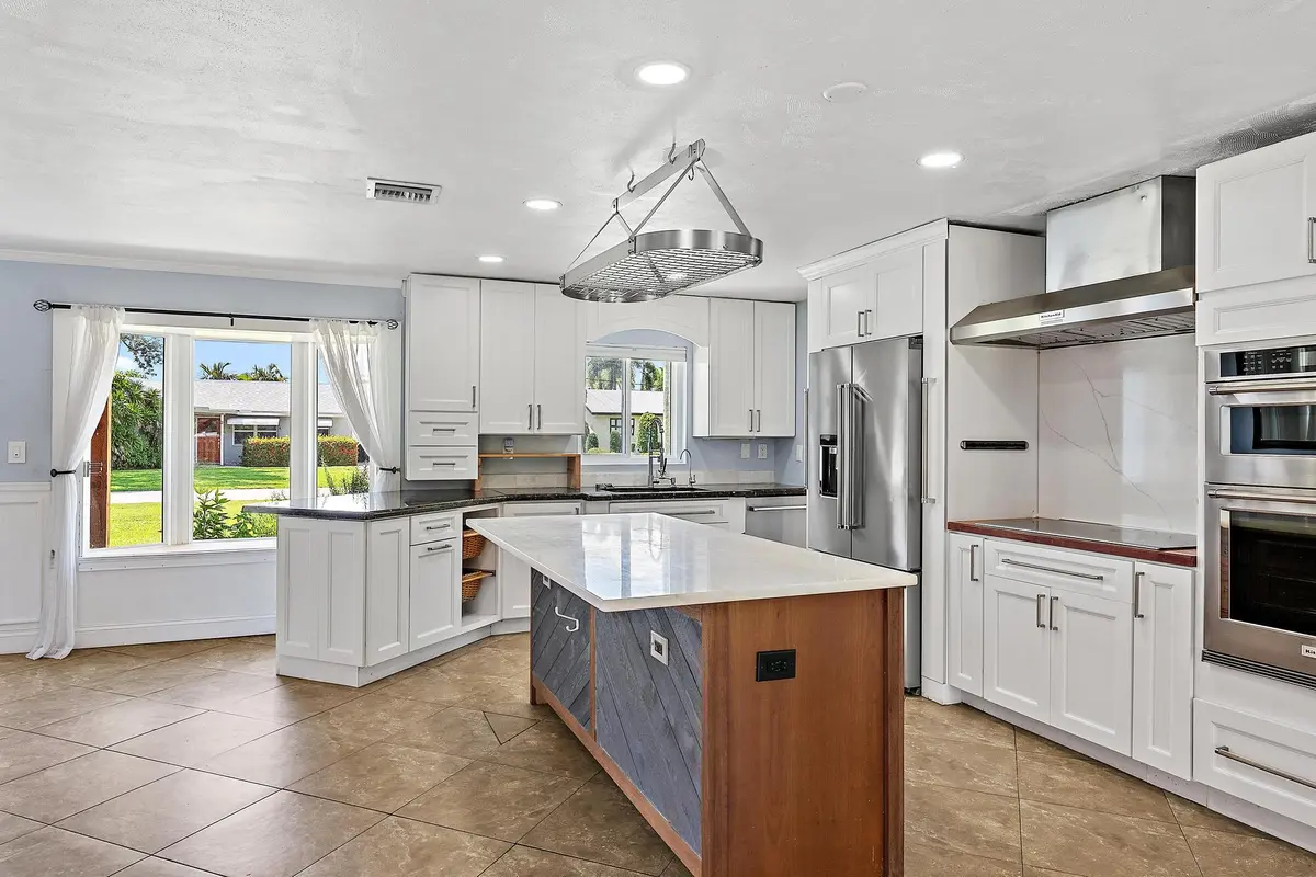 Kitchen with window at 1 WINDSOR Road, Jupiter