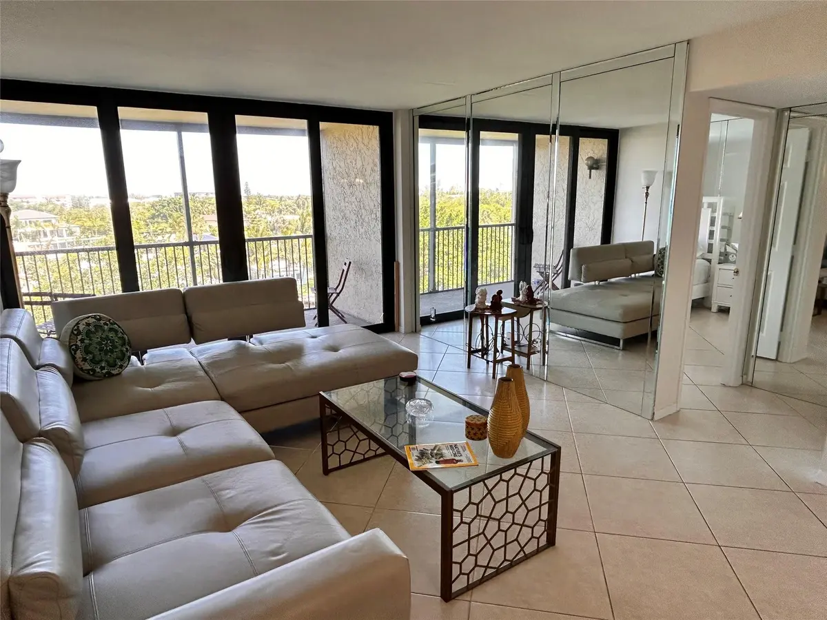 Living Room at 14 ROYAL PALM Way 605, Boca Raton