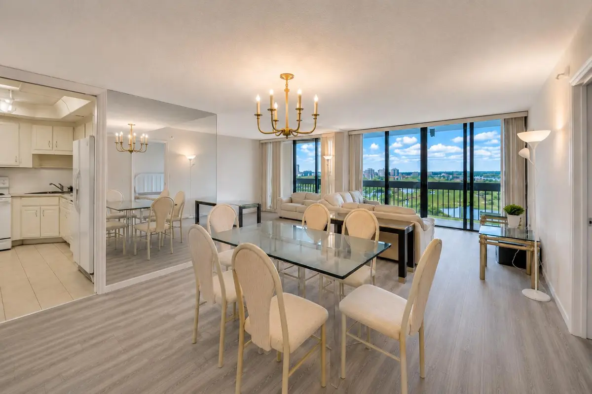 Entry View - Dining , Living, View at 2400 Presidential Way 1105, West Palm Beach