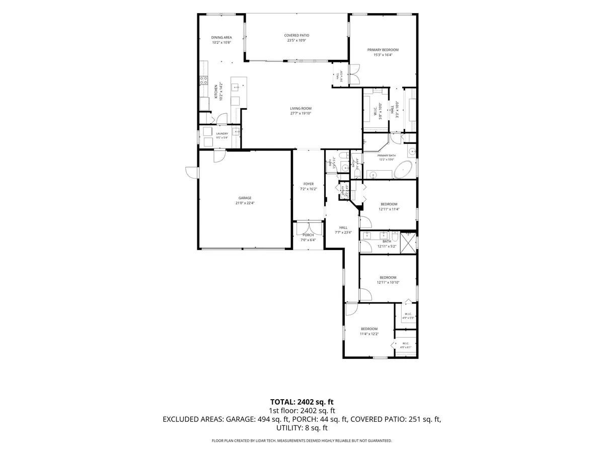 FLOORPLAN at 167 Via Veracruz, Jupiter
