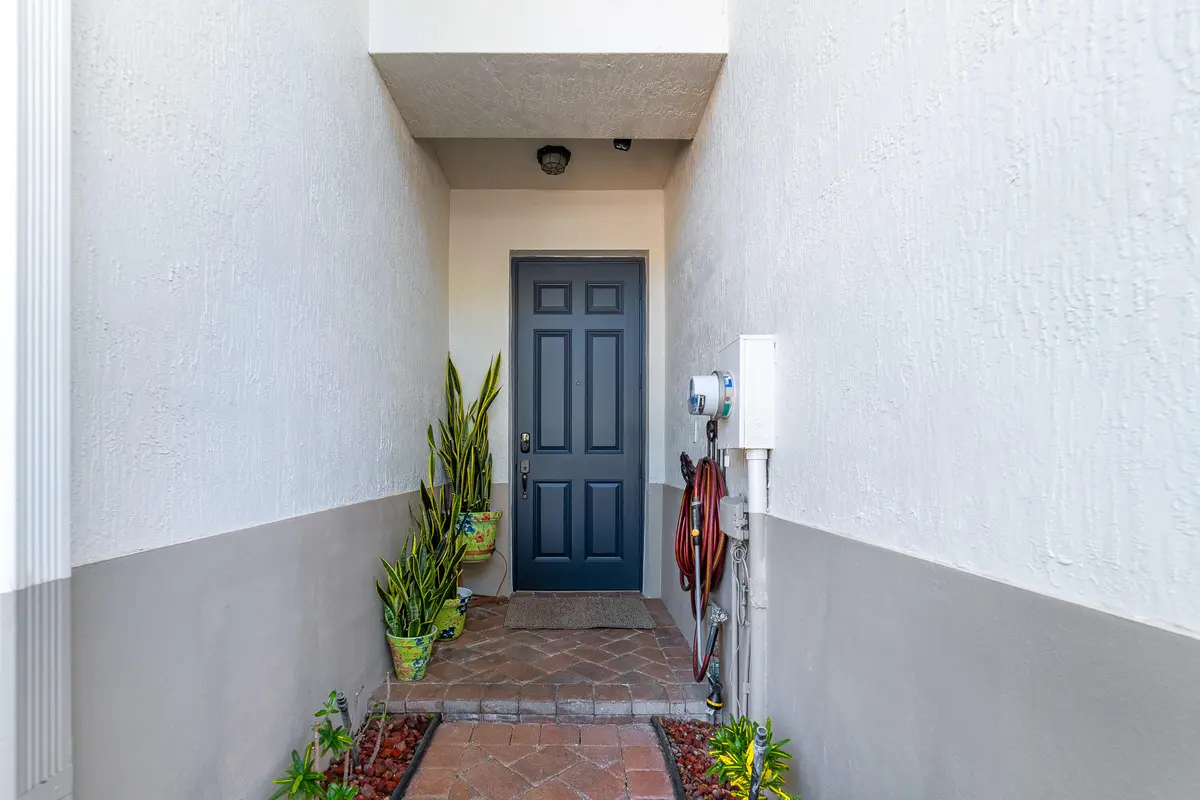 Front Exterior Door at 128 W Prive Circle, Delray Beach