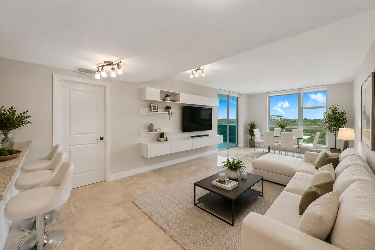 living room at 2641 N FLAMINGO Road 901N, Sunrise