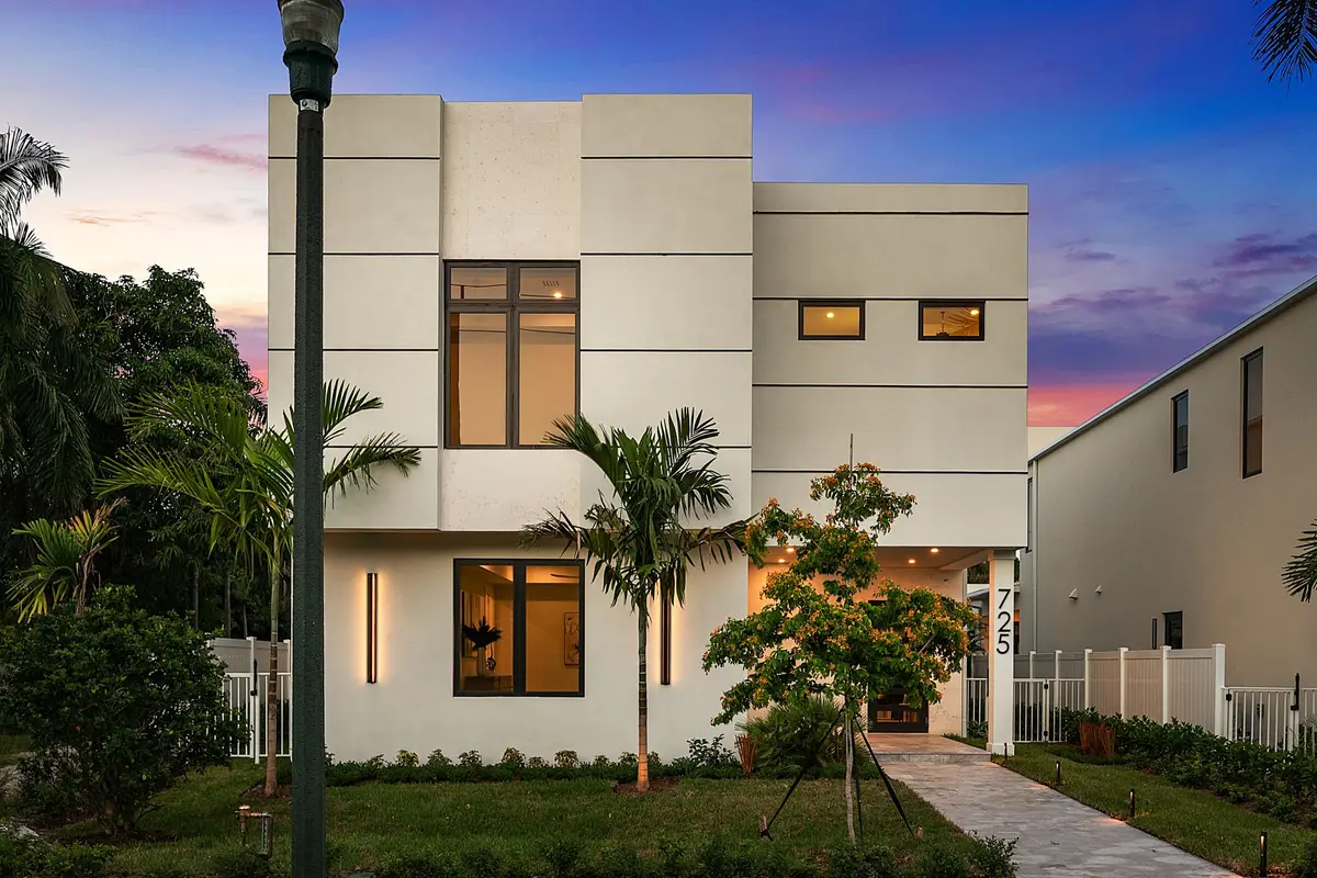 725 SE 4th Twilight Front Cropped Full at 725 SE 4TH Avenue, Delray Beach