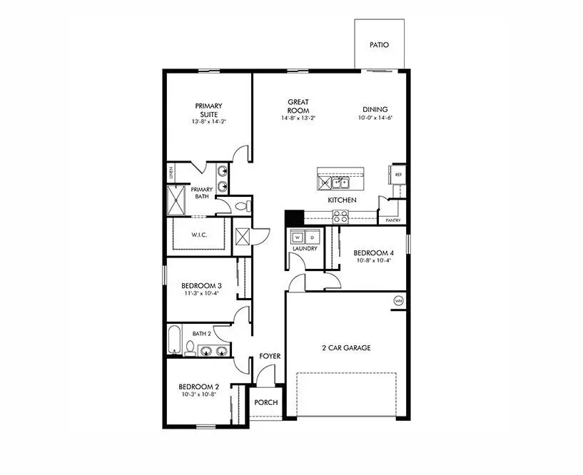 Floorplan at 15797 SW VINE Drive, Indiantown