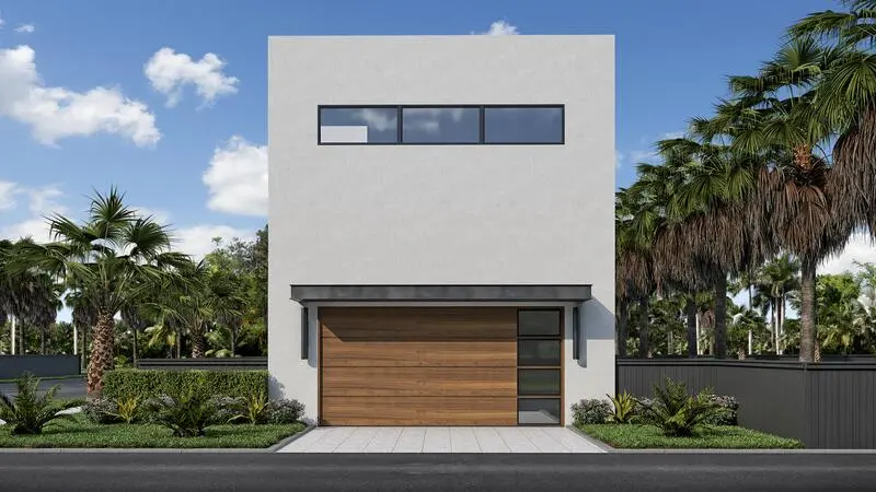 735 SE 4th Rendering Rear at 735 SE 4th Avenue, Delray Beach