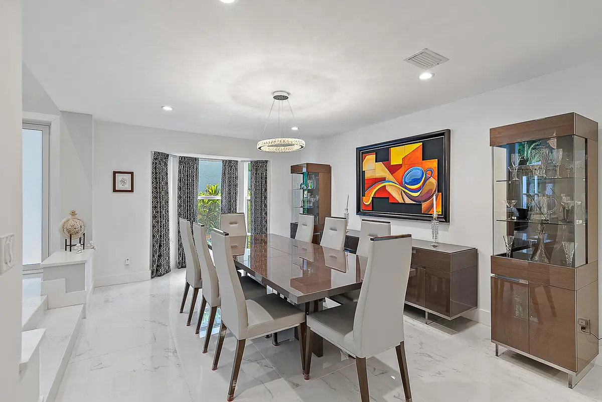 Dining Room at 7 Grand Bay Circle, Juno Beach