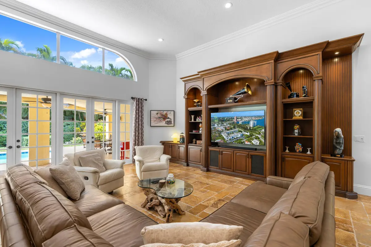 Living Room at 7795 LA CORNICHE Circle, Boca Raton