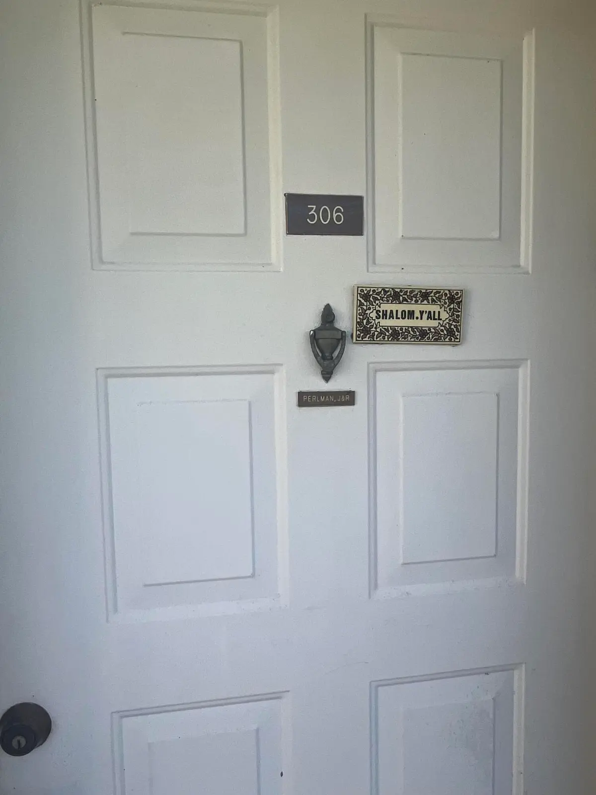 FRONT DOOR at 7185 Huntington Lane #306, Delray Beach