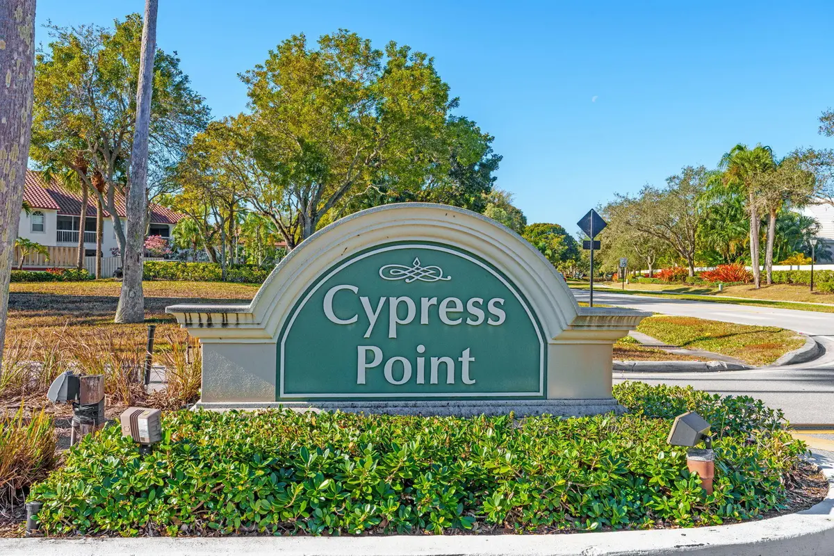 Cypress point entrance at 155 CYPRESS POINT Drive, Palm Beach Gardens