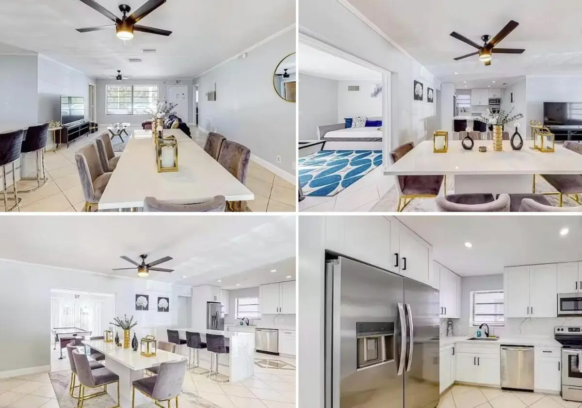Staged interior at 924 Johnson Street, Hollywood