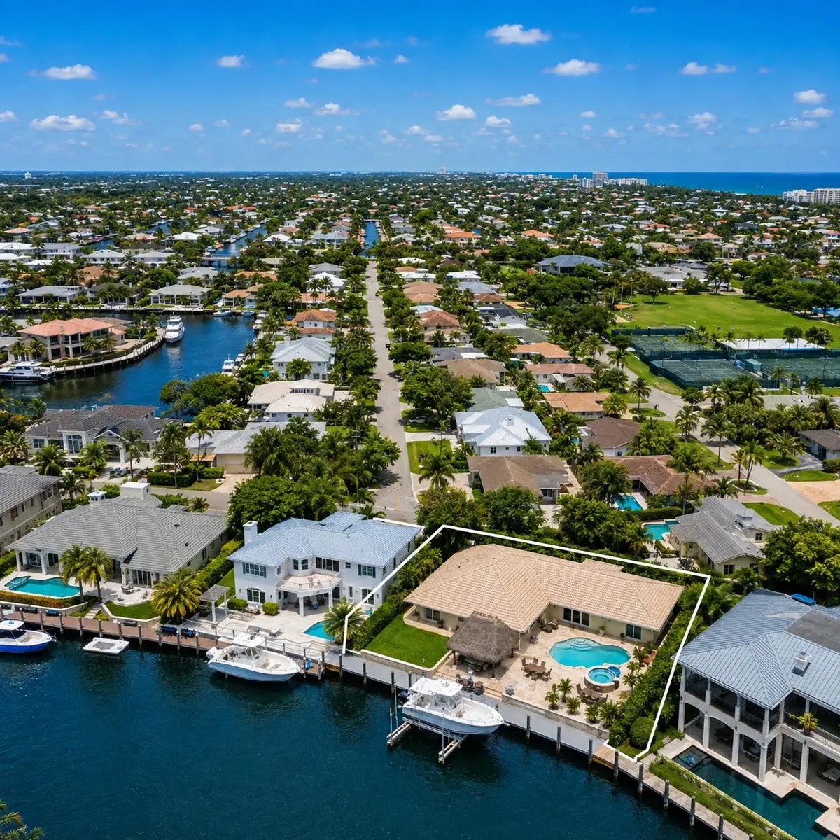 2600 photo edit drone 2 at 2600 NE 33rd Street, Lighthouse Point