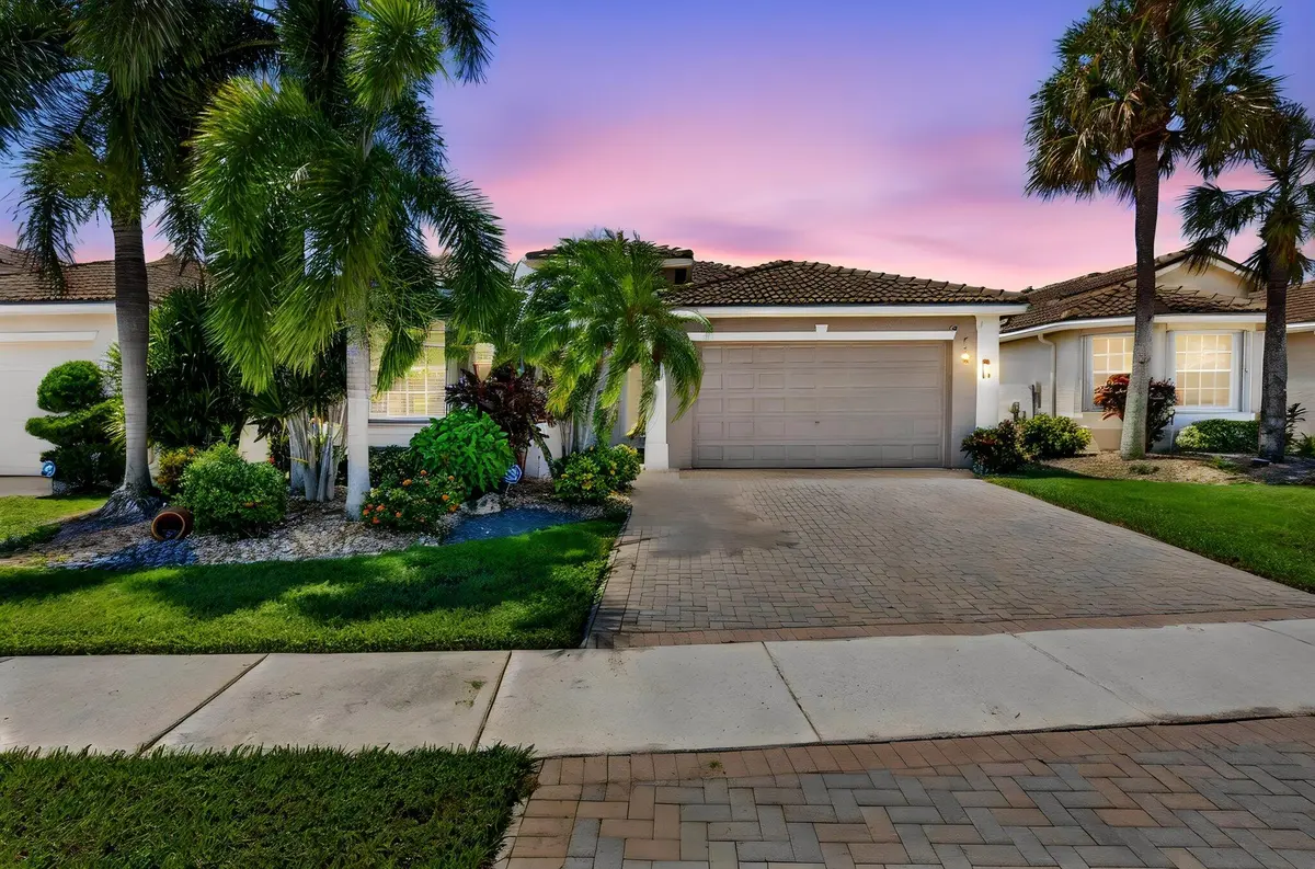 FRONT OF HOUSE at 7326 Cortes Lake Drive, Delray Beach