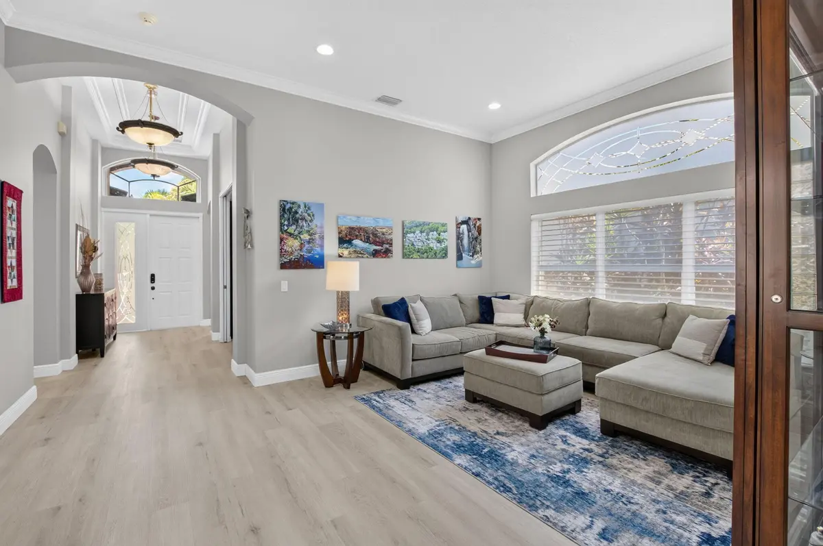 ENTRYWAY/LIVING ROOM at 7326 Cortes Lake Drive, Delray Beach