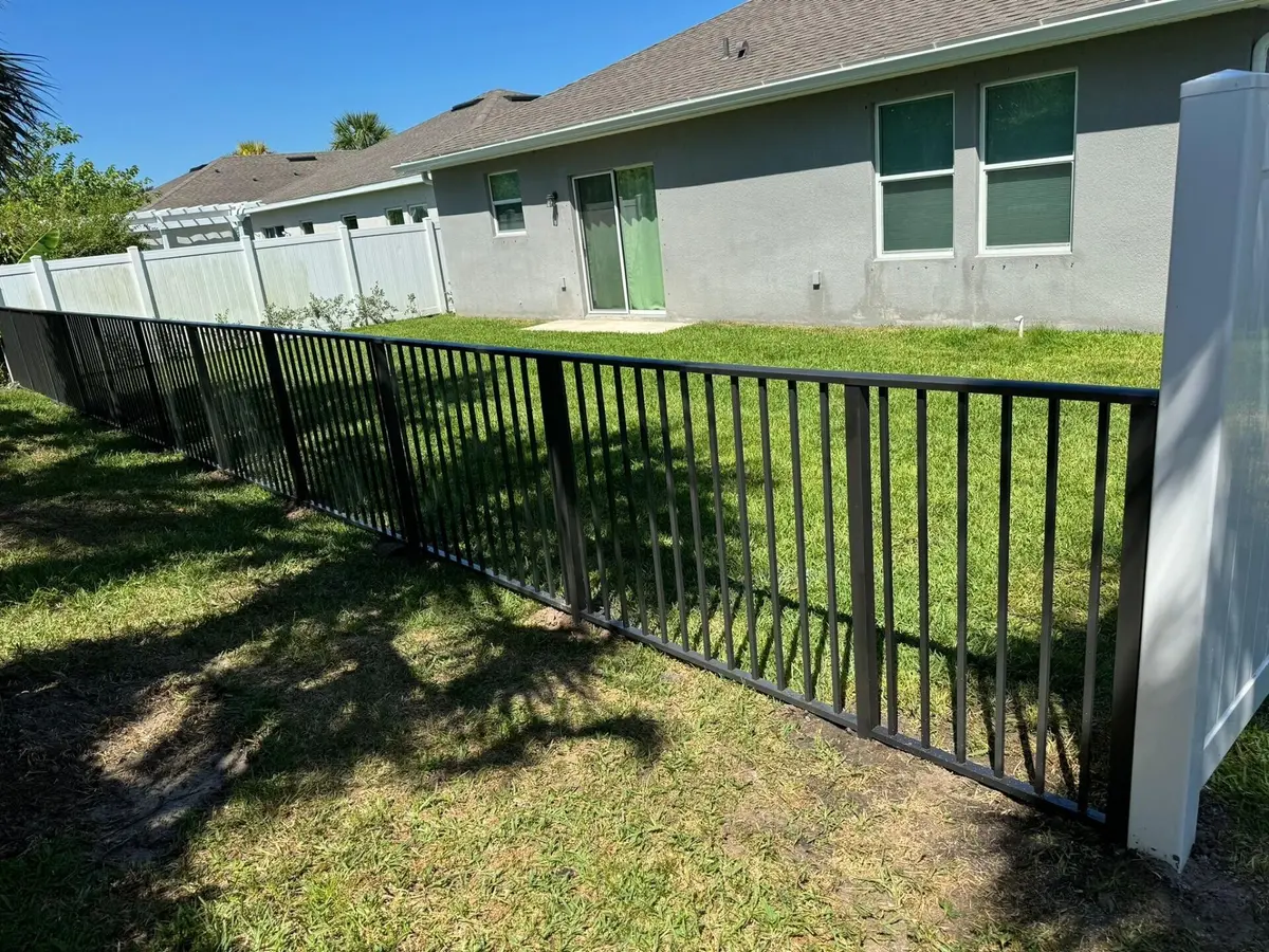 Backyard with fence at 3804 LANCOVE Way, Fort Pierce