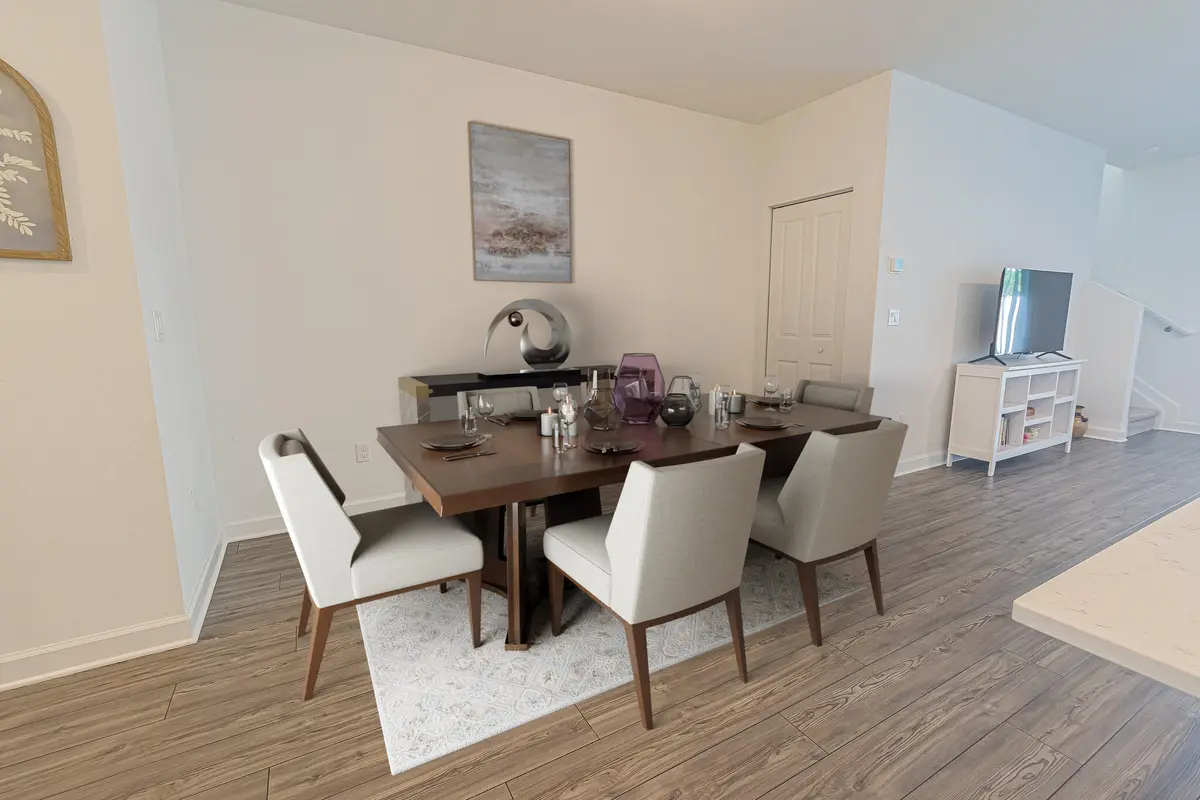 virtually staged - dining at 870 SE Grovebush Lane, Port St. Lucie
