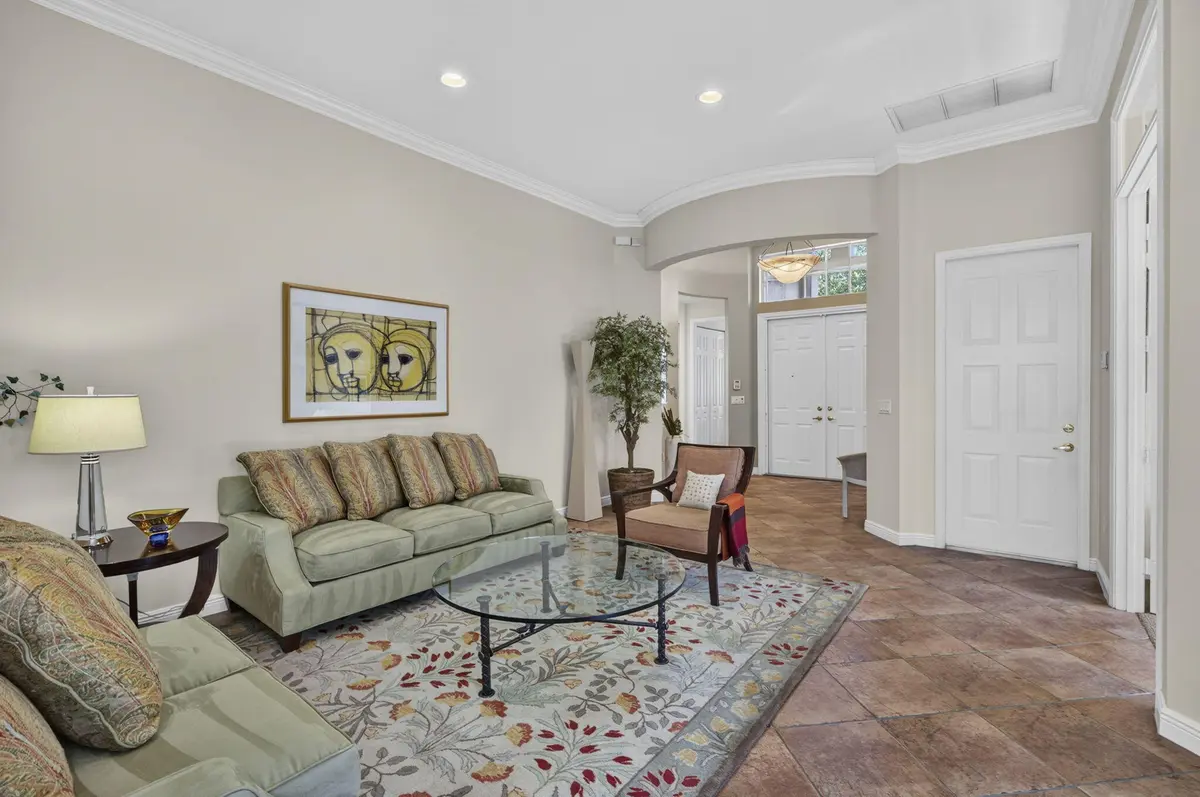 Formal Living great for entertaining at 9902 Via Elegante, Wellington