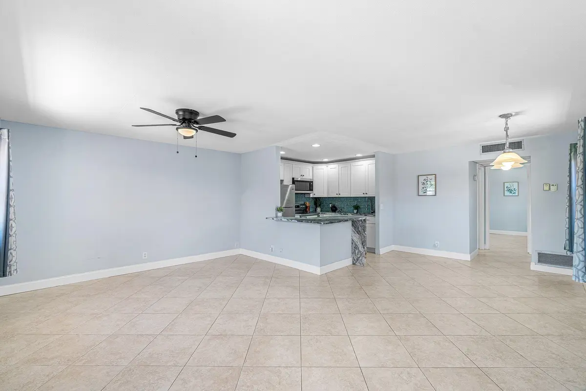 Living Room at 566 Saxony L, Delray Beach
