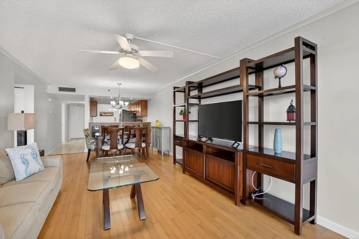 Living room at 20 Royal Palm Way 602, Boca Raton