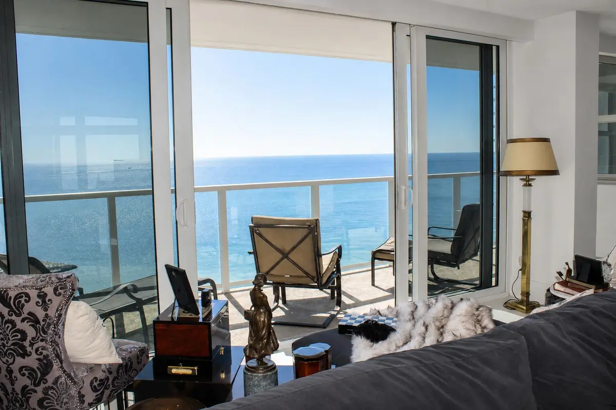 Reading/ Balcony at 4300 N OCEAN Boulevard 15D, Fort Lauderdale
