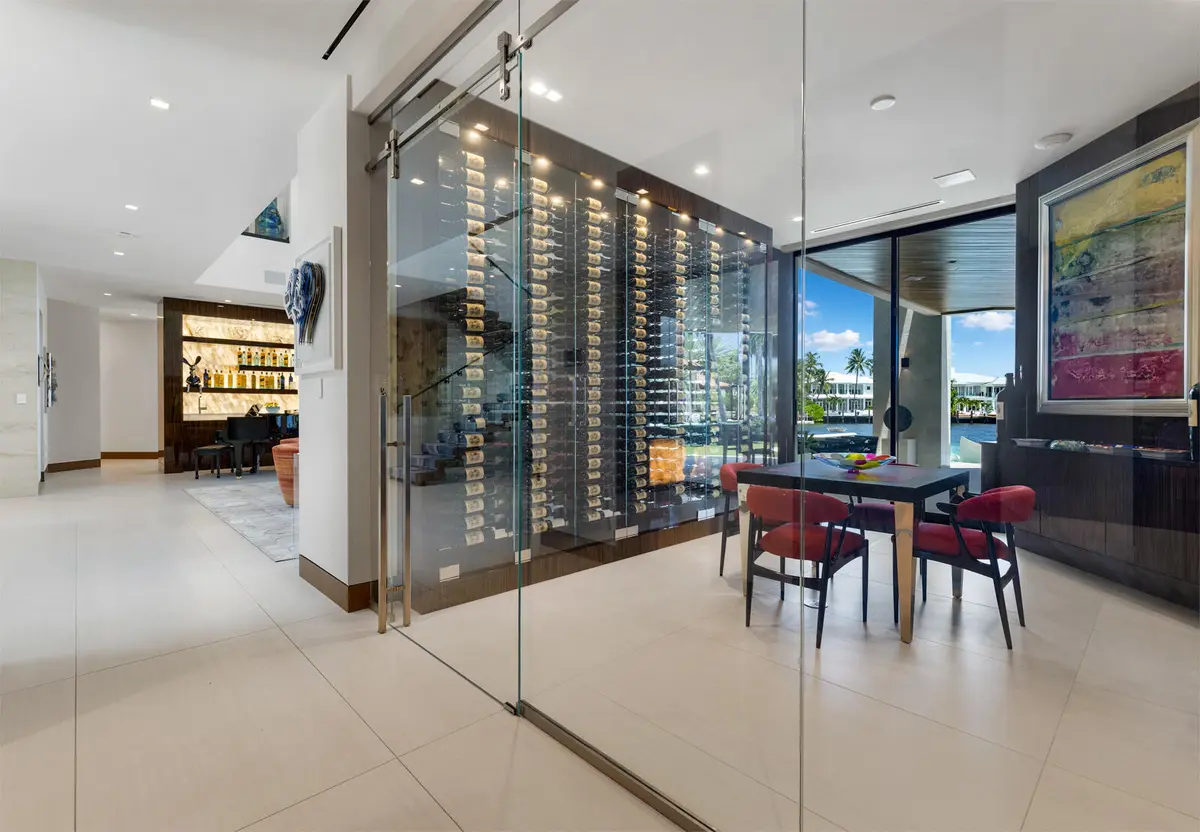 Wine Room at 200 Fiesta Way, Fort Lauderdale