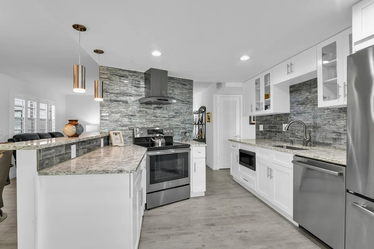 Kitchen - Stainless Steel Appliances at 58 PIEDMONT Way B, Delray Beach