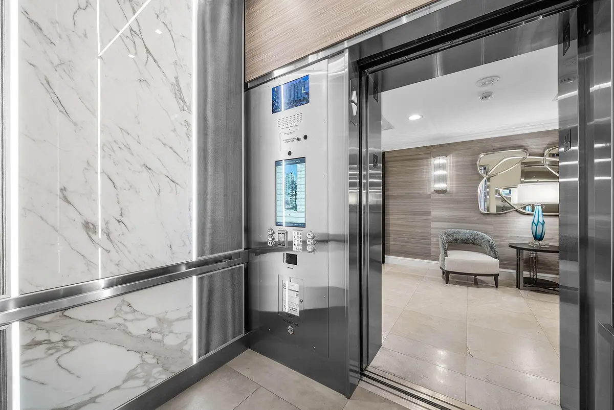 New elevators at 3700 S OCEAN Boulevard 404, Highland Beach