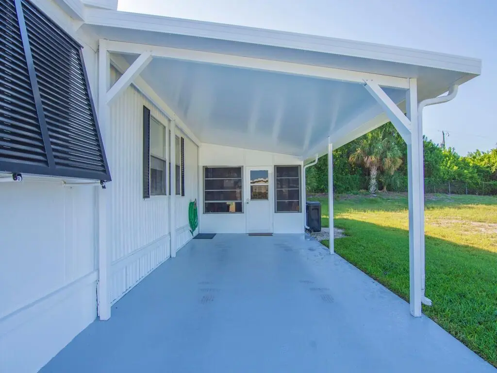 Patio at 385 NE Jade Circle, Jensen Beach