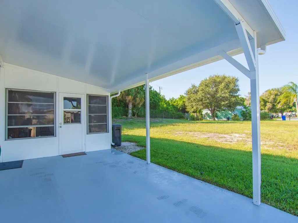 Patio at 385 NE Jade Circle, Jensen Beach