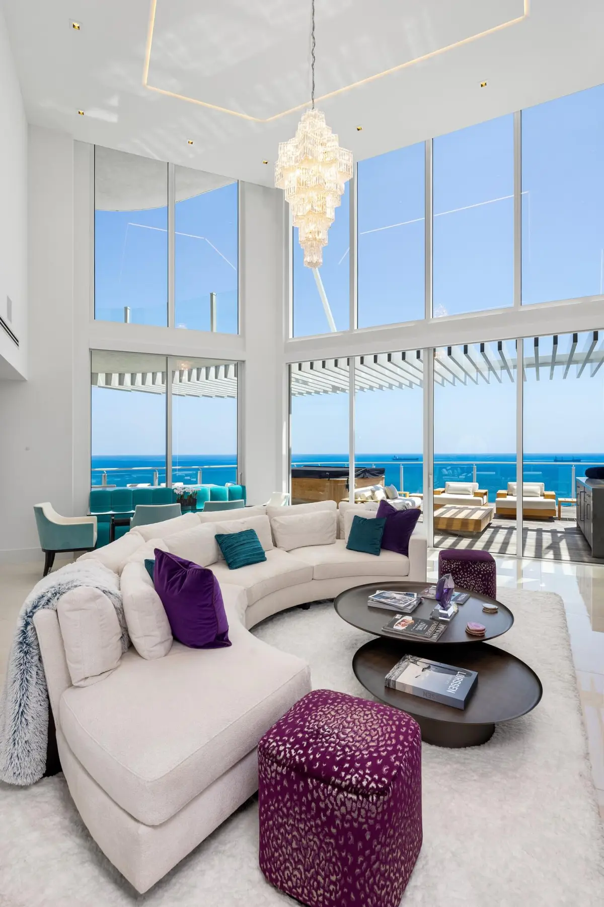 Living Area at 525 N FORT LAUDERDALE BEACH Boulevard 1702, Fort Lauderdale