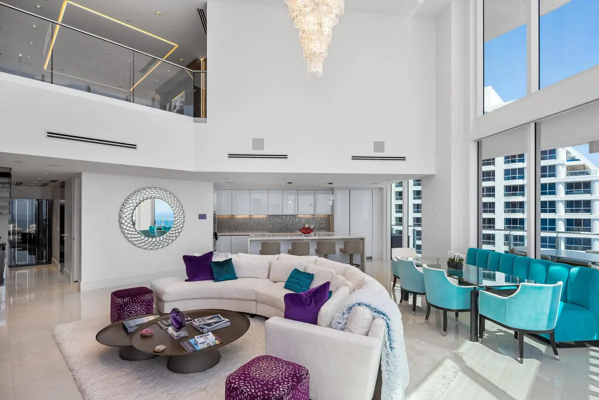 Living Area at 525 N FORT LAUDERDALE BEACH Boulevard 1702, Fort Lauderdale