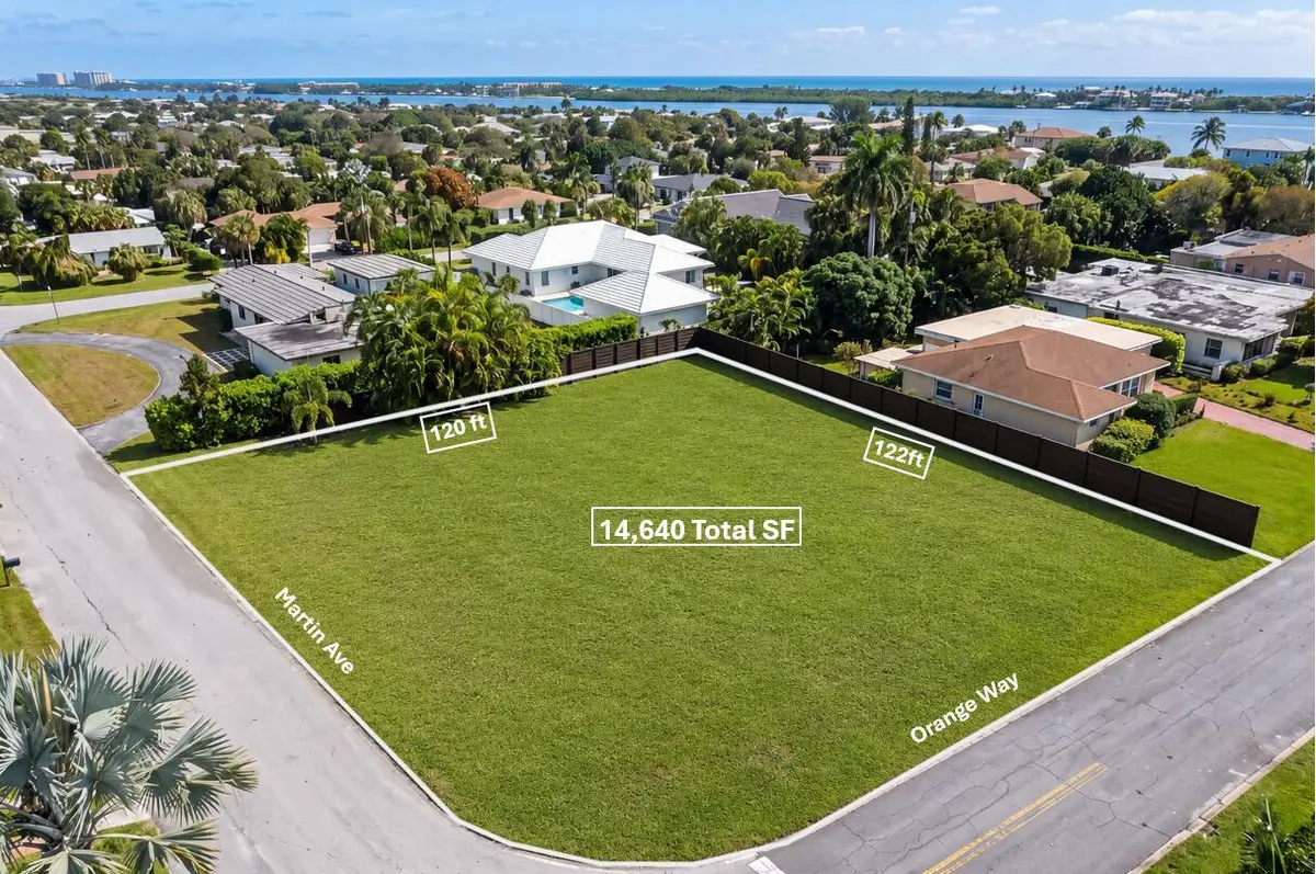LAND DIMENSIONS at 310 Orange Way, West Palm Beach