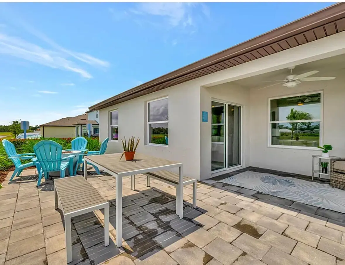 Back Patio at 5226 ARMINA Place, Fort Pierce