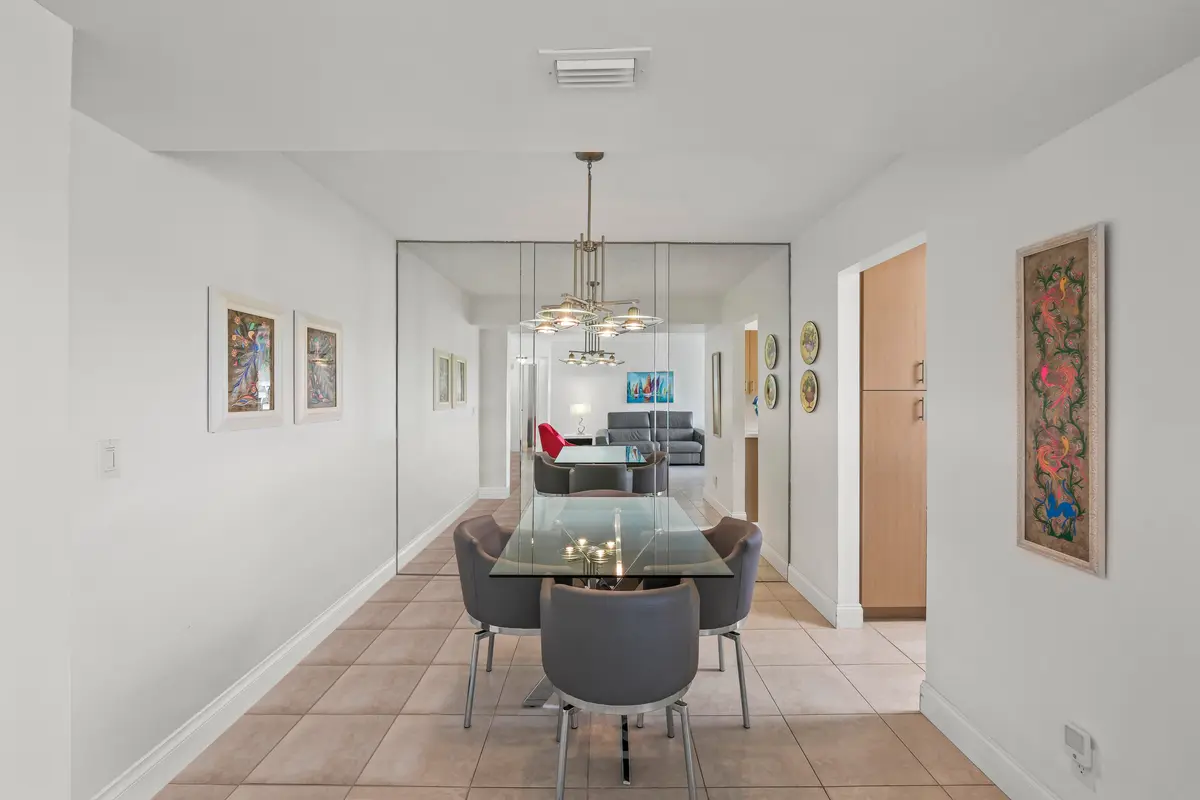 Dining Room at 3871 VIA POINCIANA 104, Lake Worth