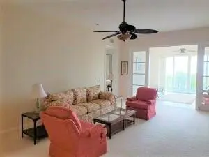 Living room at 27 HARBOUR ISLE Drive 305, Fort Pierce