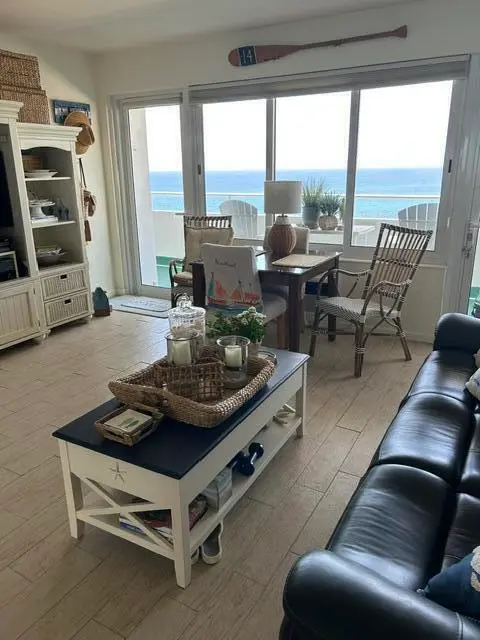 LIVINGROOM OCEAN VIEW at 4050 N Ocean Drive 1509, Lauderdale-By-The-Sea