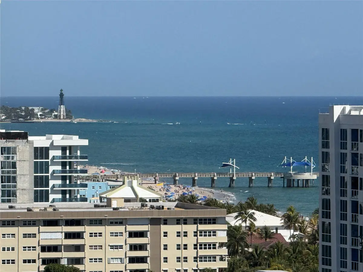 pier & lighthouse view at 1200 HIBISCUS Avenue PH3, Pompano Beach