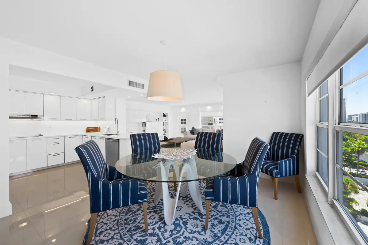Dining area at 3750 Galt Ocean Drive 706, Fort Lauderdale