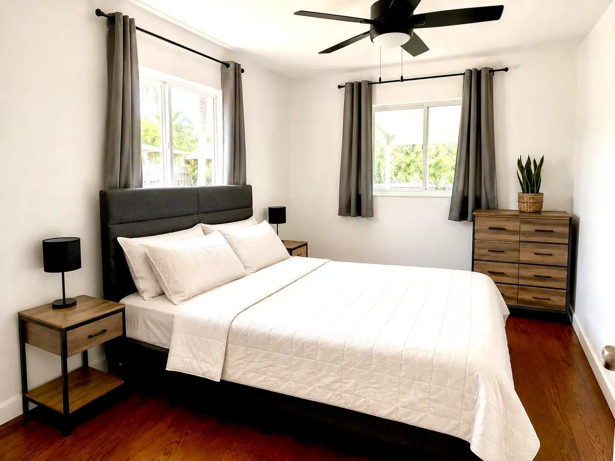 Guest Bedroom at 617 N D Street, Lake Worth Beach
