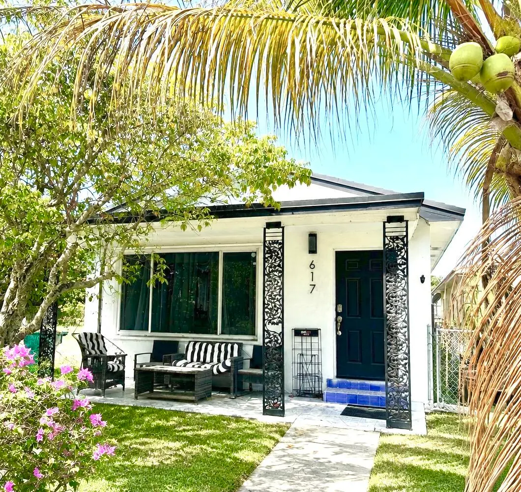 Exterior Front at 617 N D Street, Lake Worth Beach