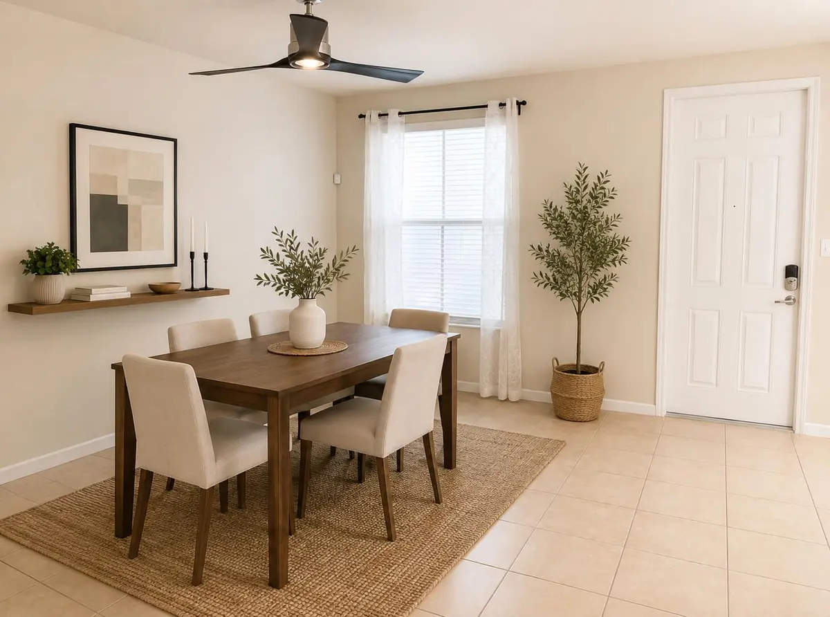 dining room/virtual stage at 4778 MONARCH Way, Coconut Creek