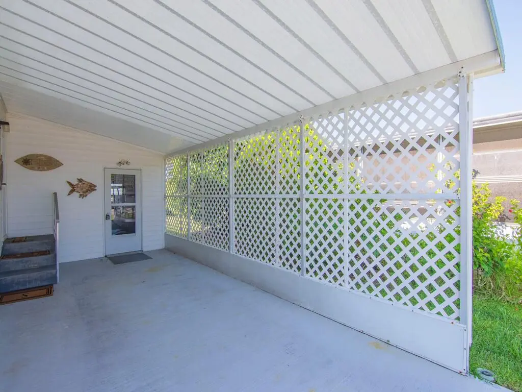 Patio at 58 Village Lane, Jensen Beach