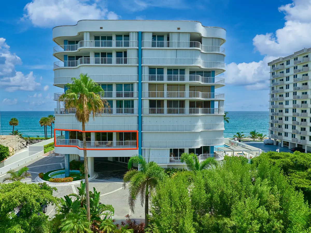 VILLA MARE ENTRANCE at 3211 S Ocean Boulevard 403, Highland Beach